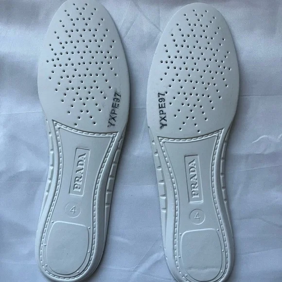 Prada White Cloudbust Sneakers, Size: 37 - Picture 8 of 8